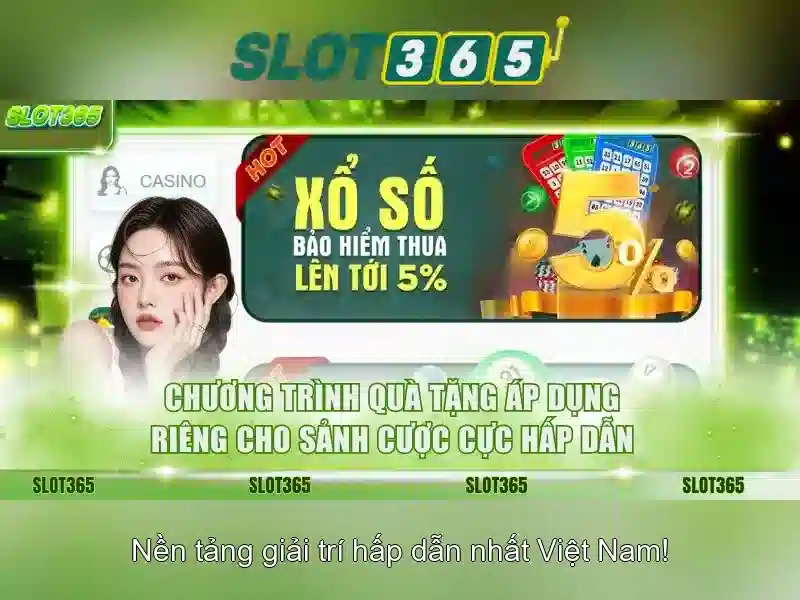 Khuyến mãi và trải nghiệm chơi an toàn<p>Slot365 cung cấp các chương trình thưởng hấp dẫn, vòng quay miễn phí, và thể lệ cược phù hợp. Bên cạnh đó, tính năng tự ngừng khi đạt giới hạn và công cụ kiểm soát chi tiêu giúp người chơi duy trì trải nghiệm có trách nhiệm.</p>